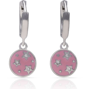 AROS PLATA 925MM ESTRELLAS + ESMALTE - 8MM