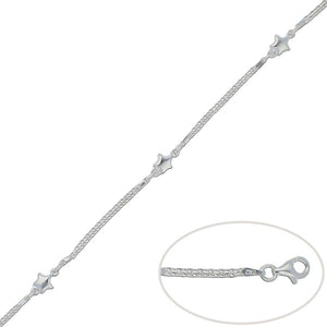 PULSERA PLATA 925MM ESTRELLAS