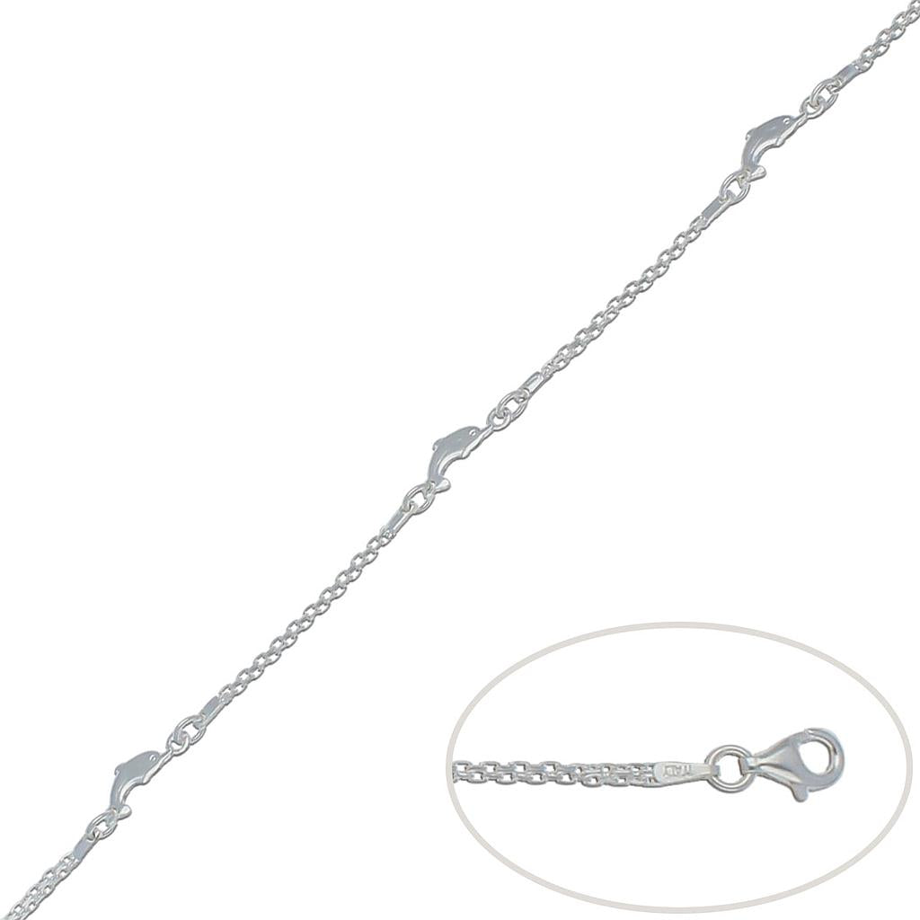 PULSERA PLATA 925MM DELFINES
