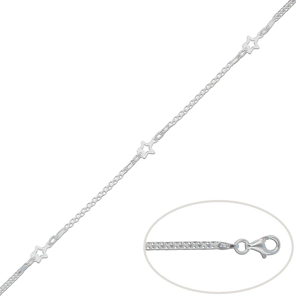 PULSERA PLATA 925MM ESTRELLAS