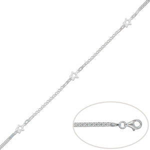 PULSERA PLATA 925MM ESTRELLAS