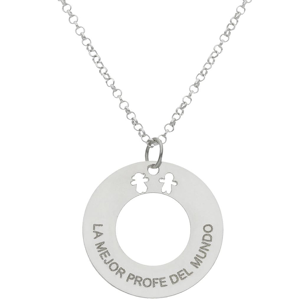 GARGANTILLA PLATA 925MM CIRCULAR - 22MM