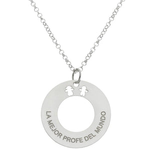 GARGANTILLA PLATA 925MM CIRCULAR - 22MM