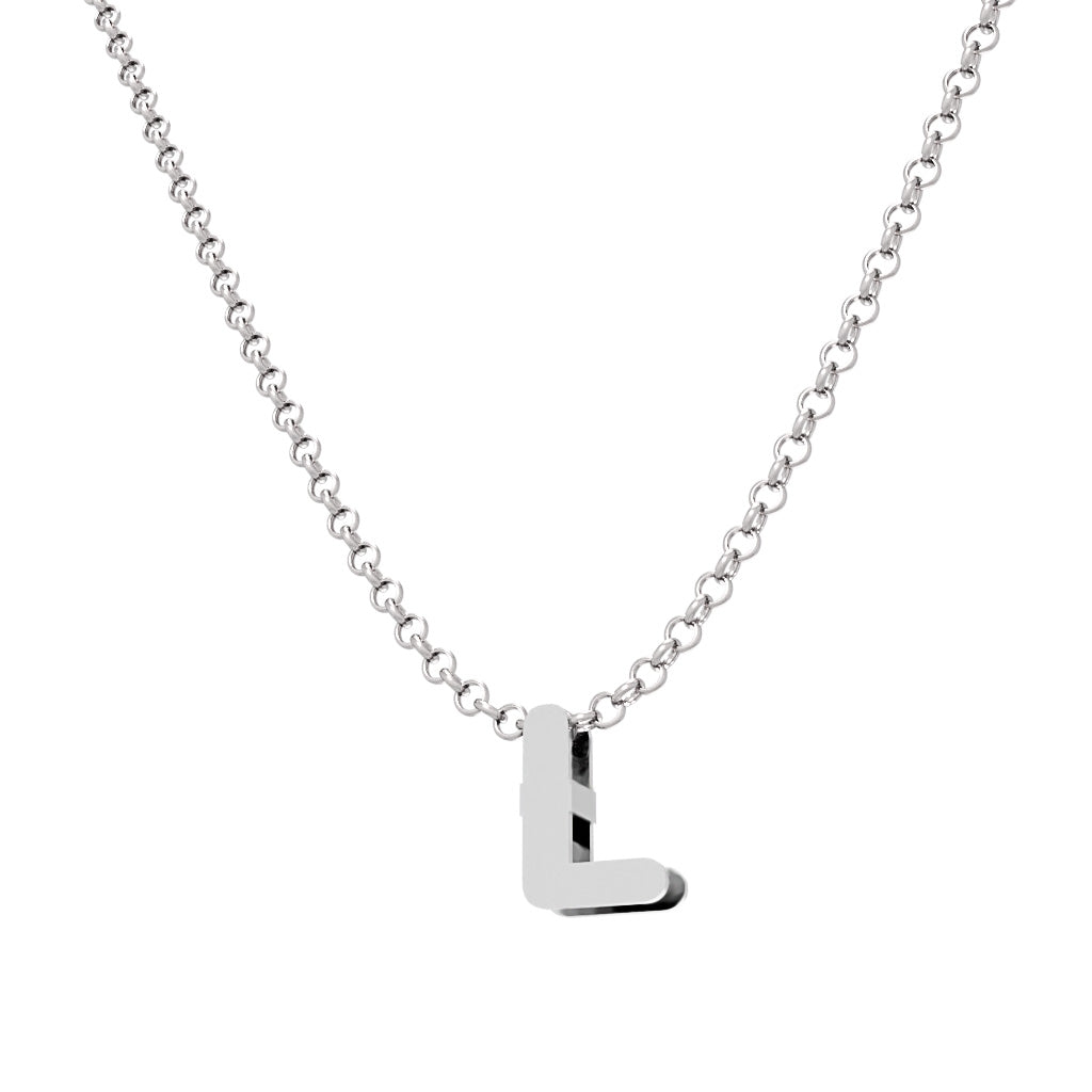 GARGANTILLA PLATA 925MM LETRA