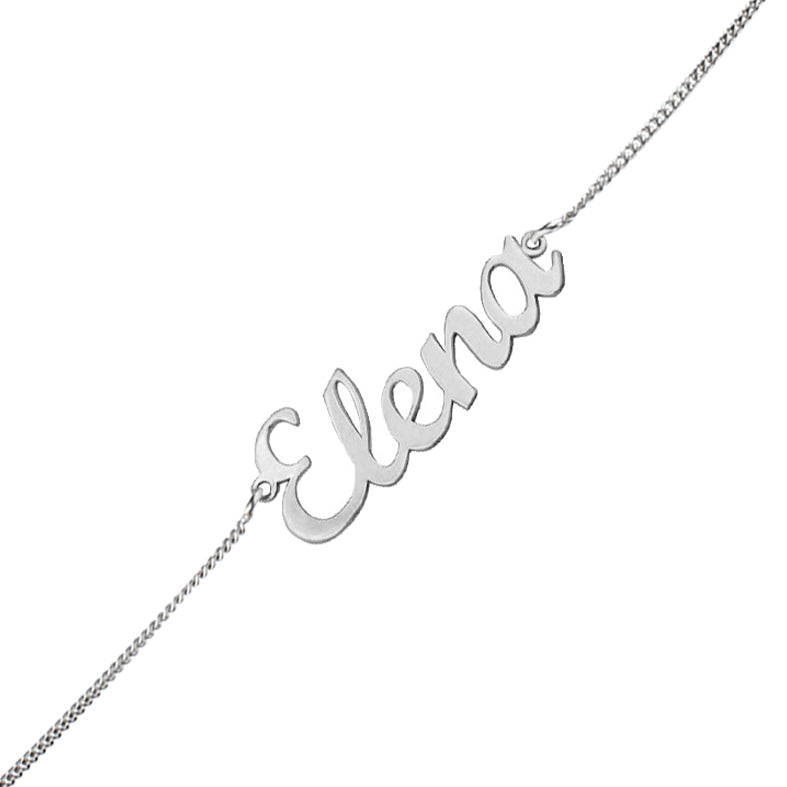 PULSERA PLATA 925M NOMBRE GRANDE