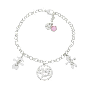 PULSERA MI HISTORIA PLATA 925MM MAMA