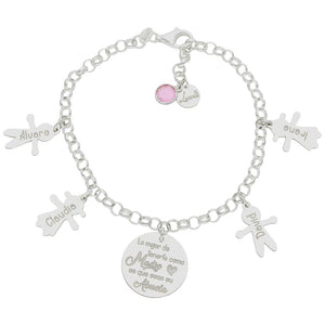 PULSERA MI HISTORIA PLATA 925MM ABUELA