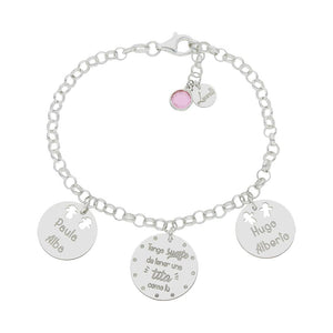 PULSERA MI HISTORIA PLATA 925MM TITA