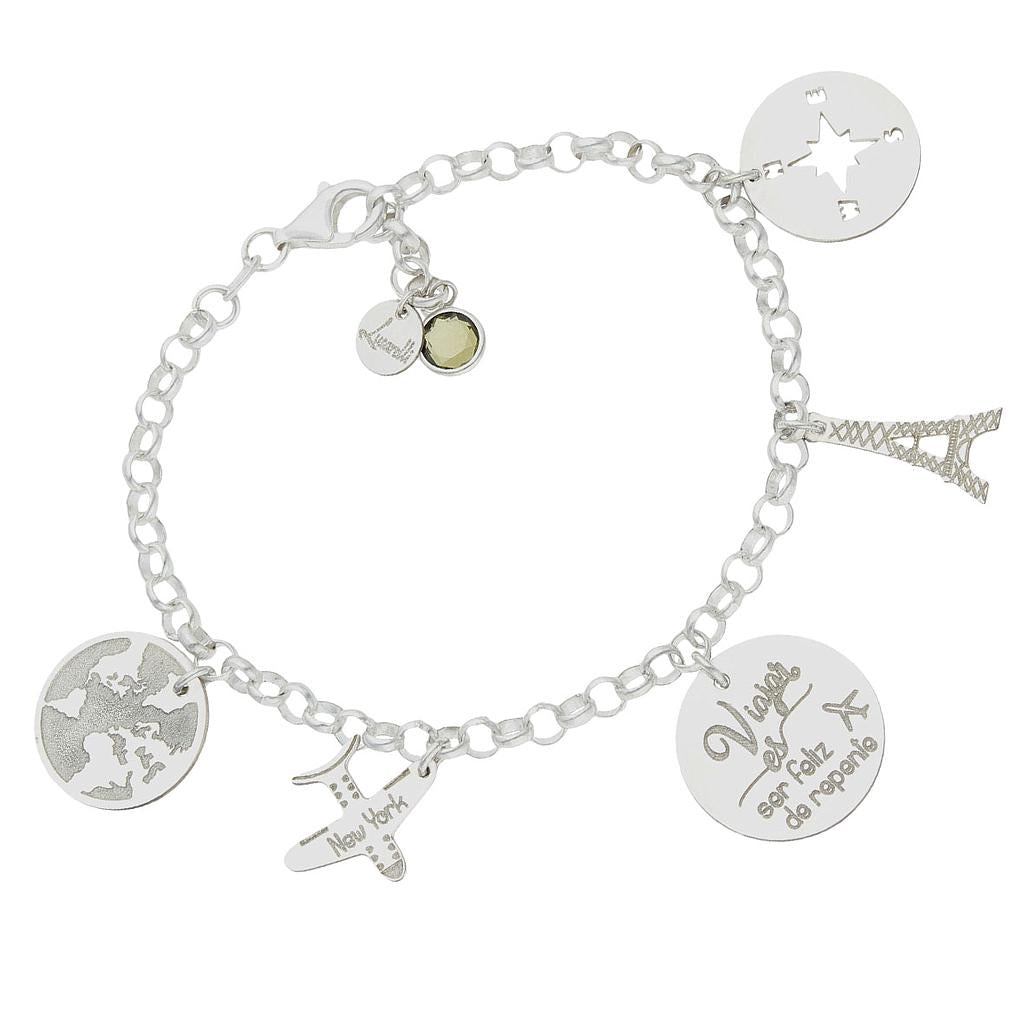 PULSERA MI HISTORIA PLATA 925MM MI MUNDO
