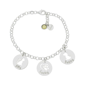 PULSERA MI HISTORIA PLATA 925MM MASCOTAS