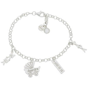 PULSERA MI HISTORIA PLATA 925MM NACIMIENTO