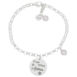PULSERA MI HISTORIA PLATA 925MM MI AMIGA