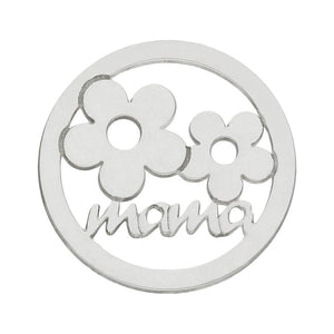 MI HISTORIA - ABALORIO PLATA 925MM MAMA FLORES