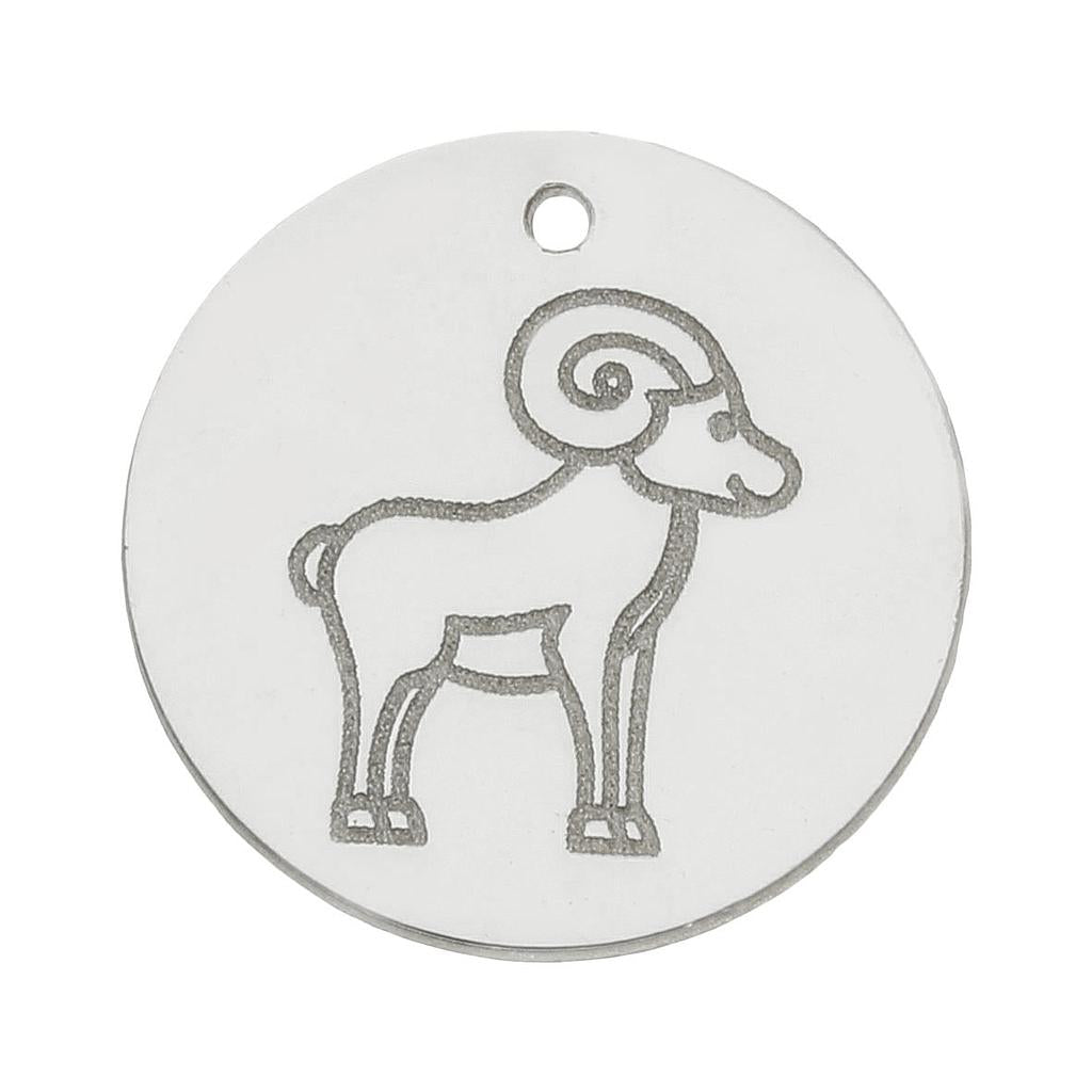 MI HISTORIA - ABALORIO PLATA 925MM HOROSCOPO ARIES