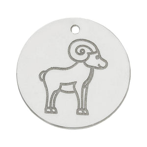 MI HISTORIA - ABALORIO PLATA 925MM HOROSCOPO ARIES