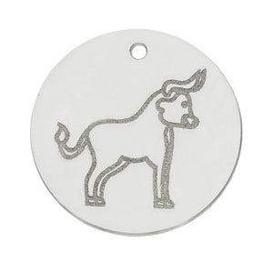 MI HISTORIA - ABALORIO PLATA 925MM HOROSCOPO TAURO