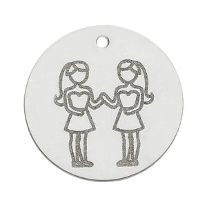 MI HISTORIA - ABALORIO PLATA 925MM HOROSCOPO GEMINIS