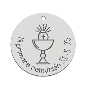 MI HISTORIA - ABALORIO PLATA 925MM COMUNION