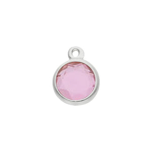 MI HISTORIA - ABALORIO PLATA 925MM ROSA