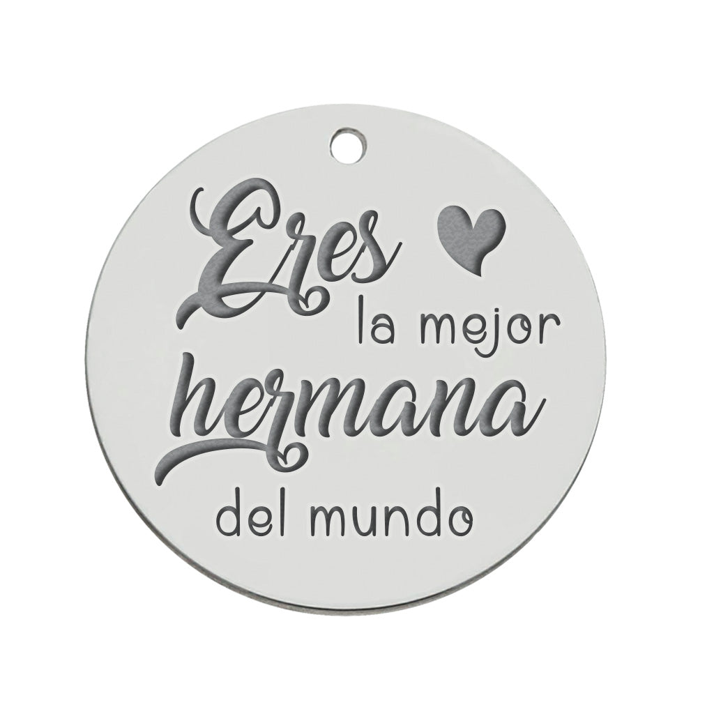 MI HISTORIA - ABALORIO PLATA 925MM HERMANA