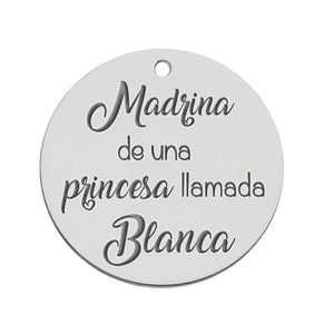 MI HISTORIA - ABALORIO PLATA 925MM MADRINA
