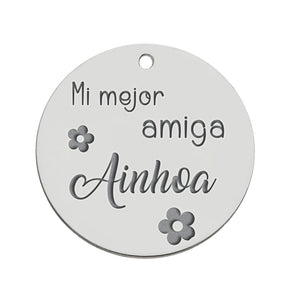 MI HISTORIA - ABALORIO PLATA 925MM AMIGA