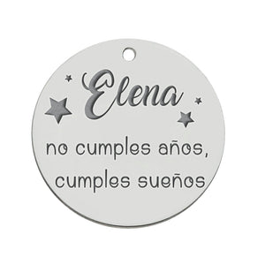 MI HISTORIA - ABALORIO PLATA 925MM CUMPLE