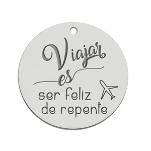 MI HISTORIA - ABALORIO PLATA 925MM VIAJAR