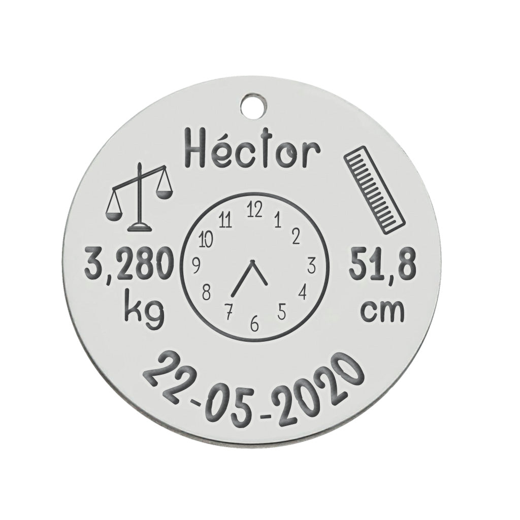 MI HISTORIA - ABALORIO PLATA 925MM NATALICIO