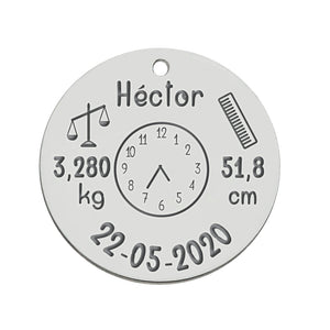 MI HISTORIA - ABALORIO PLATA 925MM NATALICIO