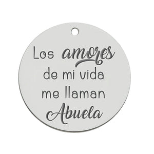 MI HISTORIA - ABALORIO PLATA 925MM AMORES