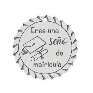 MI HISTORIA - ABALORIO SEÑO MATRICULA PLATA 925MM