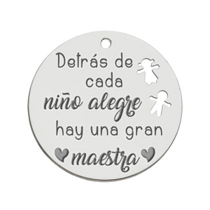 MI HISTORIA - ABALORIO PLATA 925MM MAESTRA
