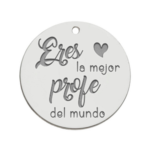 MI HISTORIA - ABALORIO PLATA 925MM MEJOR PROFE