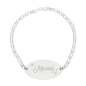 PULSERA PLATA 925MM MAMA