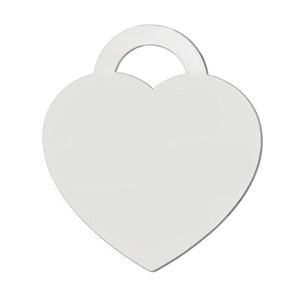 MI HISTORIA - ABALORIO PLATA 925MM CHAPA CORAZON LISA