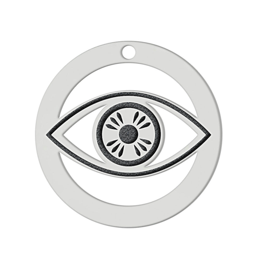 MI HISTORIA - ABALORIO PLATA 925MM OJO TURCO