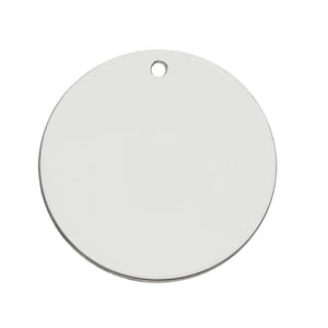 MI HISTORIA - ABALORIO PLATA 925MM CHAPA LISA