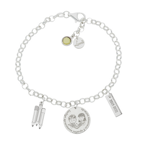 PULSERA MI HISTORIA PLATA 925MM COLEGIO