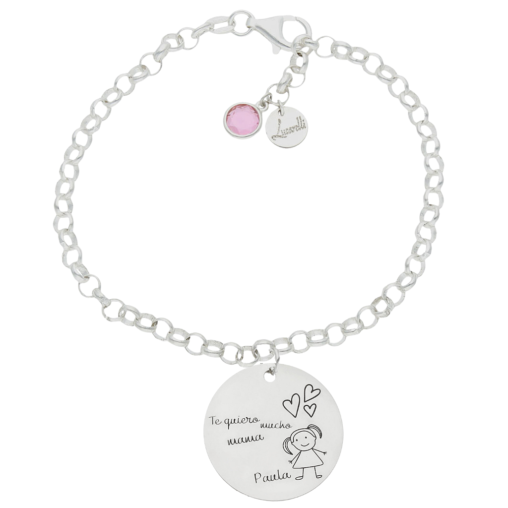 PULSERA ROLOT DIBUJASUEÑOS PLATA 925MM