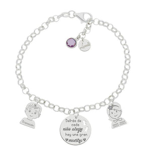 PULSERA MI HISTORIA PLATA 925MM GRAN MAESTRA