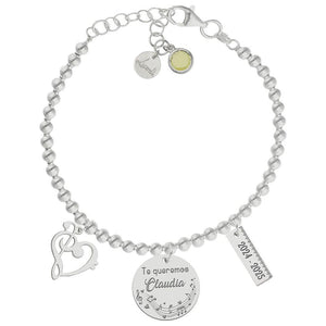 PULSERA MI HISTORIA PLATA 925MM PROFE MUSICA