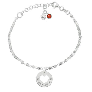 PULSERA MI HISTORIA PLATA 925MM FORZADA + BOLAS - TE QUIERO HASTA EL INFINITO
