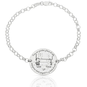 PULSERA PLATA 925MM CRECER - 25MM
