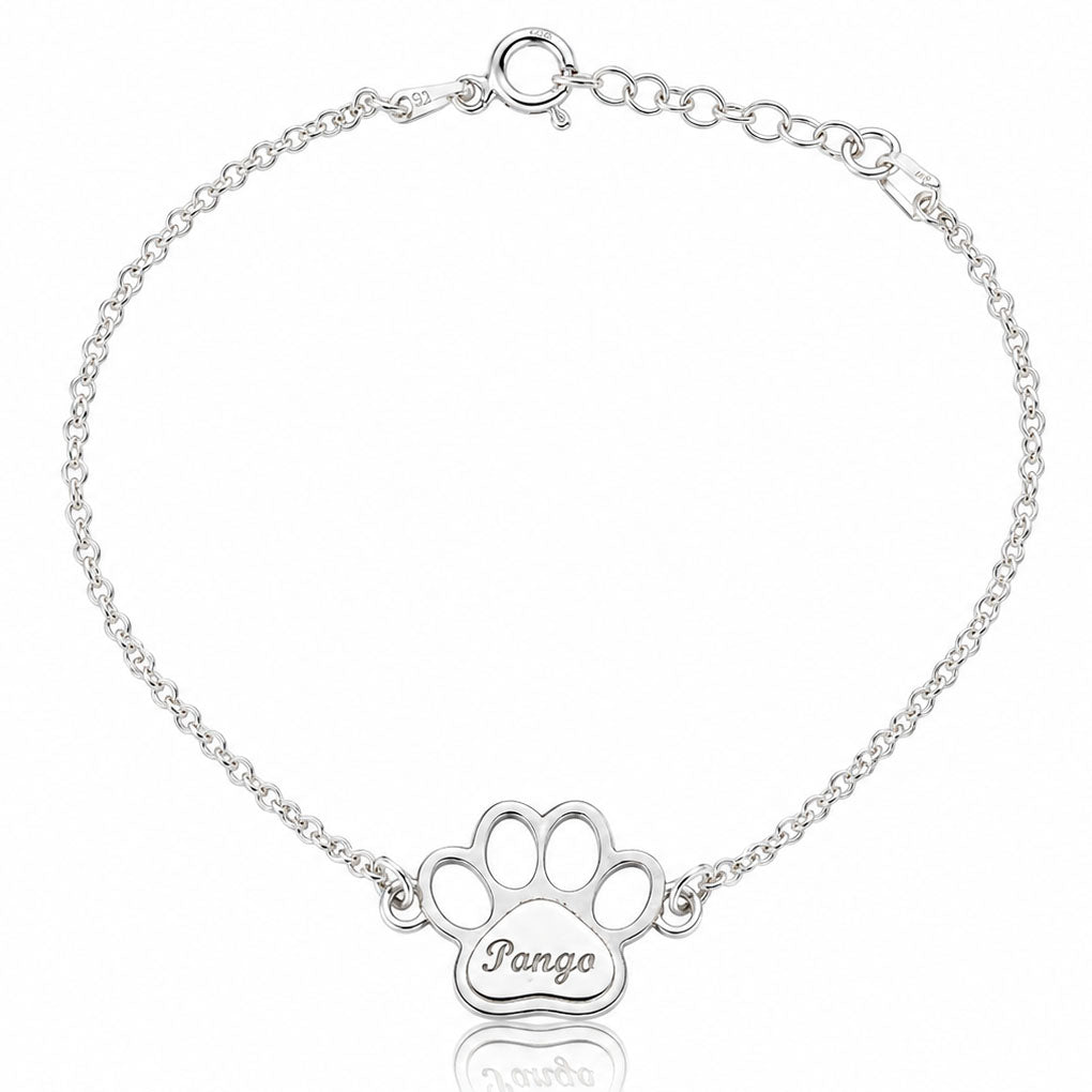 PULSERA PLATA 925MM HUELLA