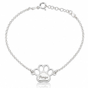 PULSERA PLATA 925MM HUELLA