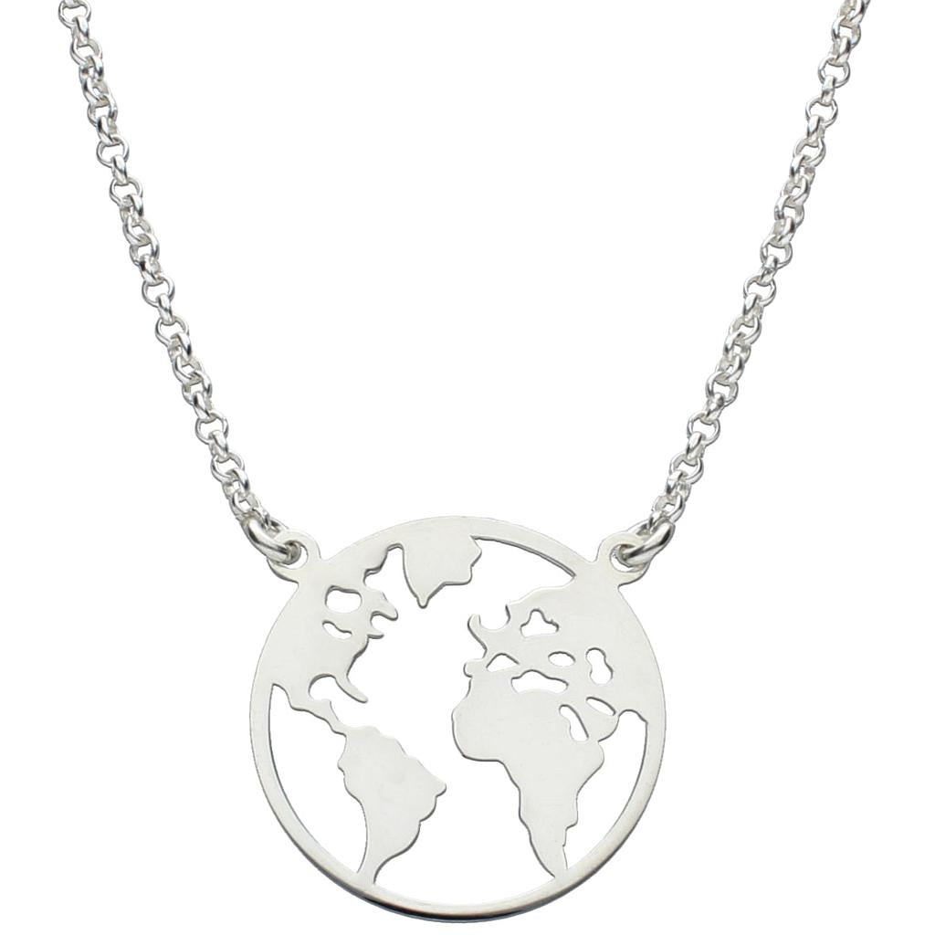 GARGANTILLA PLATA 925MM MUNDO - 22MM