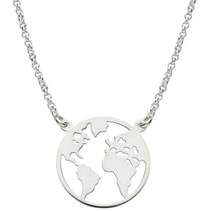 GARGANTILLA PLATA 925MM MUNDO - 22MM