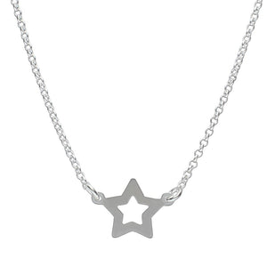 GARGANTILLA PLATA 925MM ESTRELLA