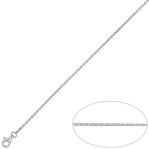 CORDON PLATA 925MM MACIZO - 1.50MM